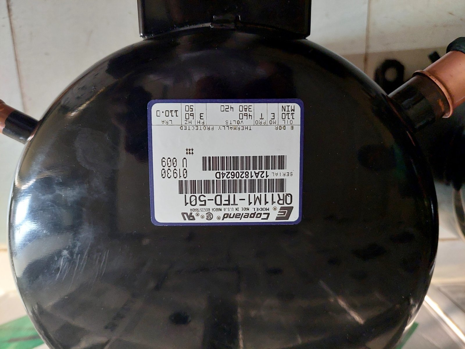 Copeland QR11M1-TFD-501